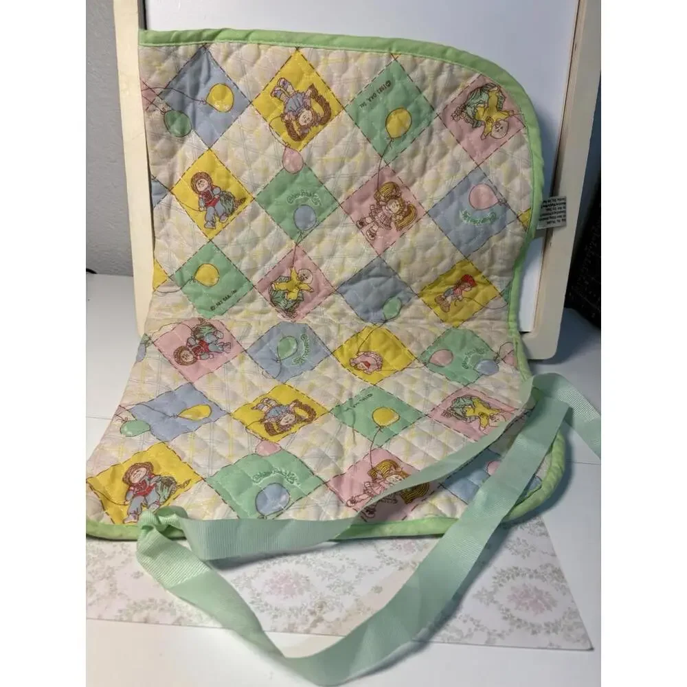 Vintage Cabbage Patch Kids Doll Sleeping Bag Quilted Coleco‎ Baby Doll Bedding